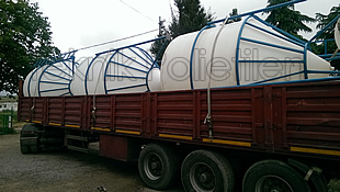 Polietilen Çökertme Tankı Konik Silo Tank