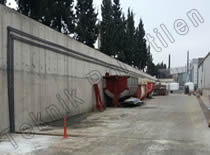 kostik taşıma hattı