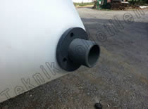 Polietilen silo flanşlı manşon